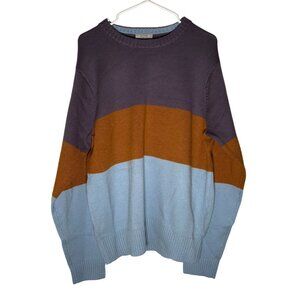 AYR The Yachty Moma Colorblock Sweater Men's Size XL Striped New Without Tags!